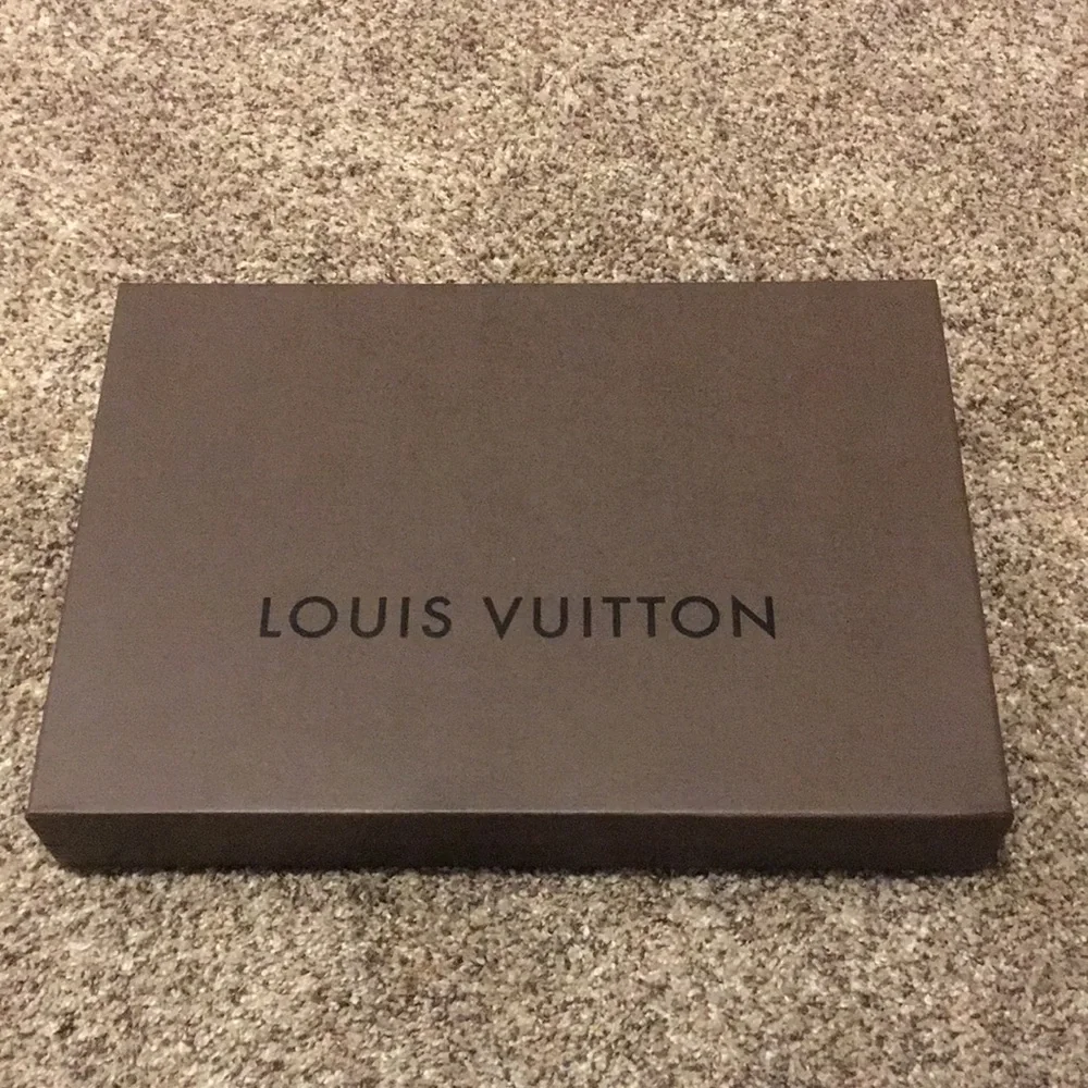 Authentic Louis Vuitton Brown Medium Box 15”x10”x2” Gift Box